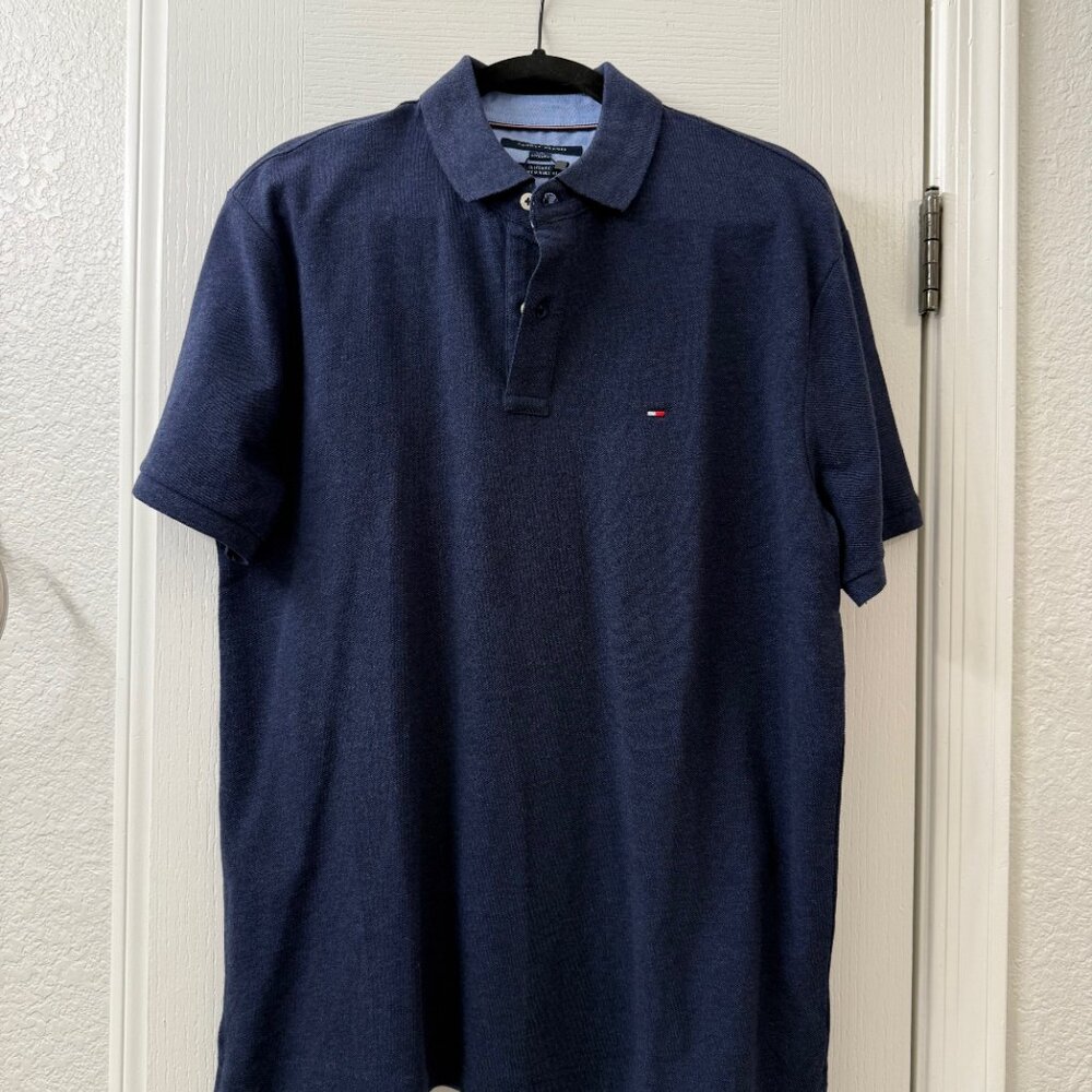 Navy Tommy Hilfiger Polo (Men's)